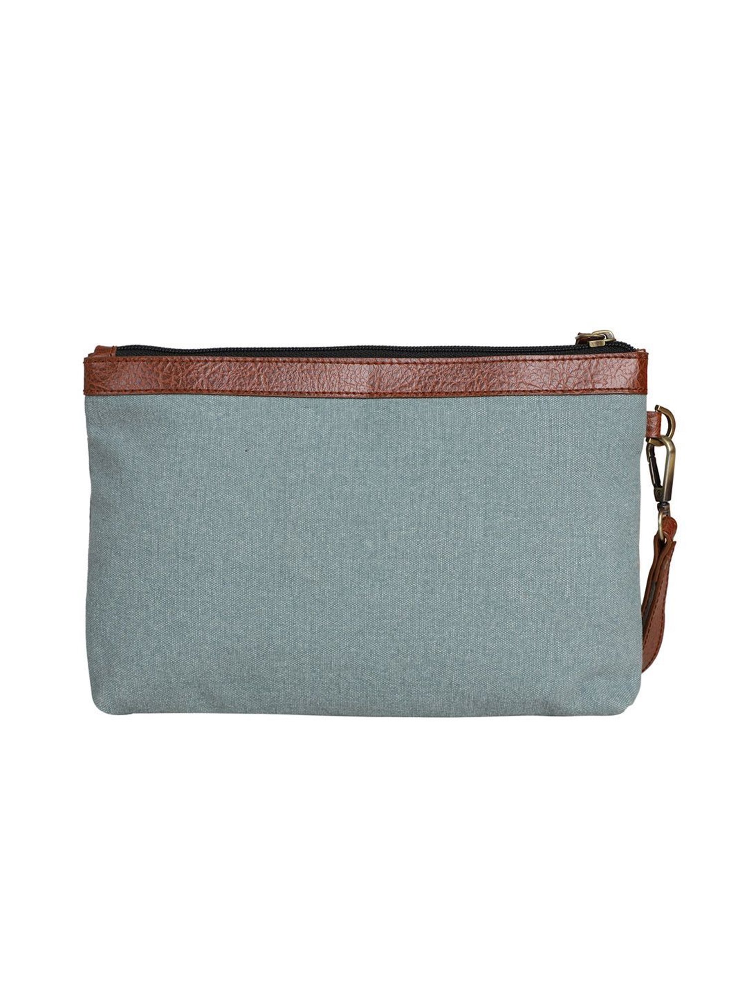 Mona B Sky Blue Large Tote Bag