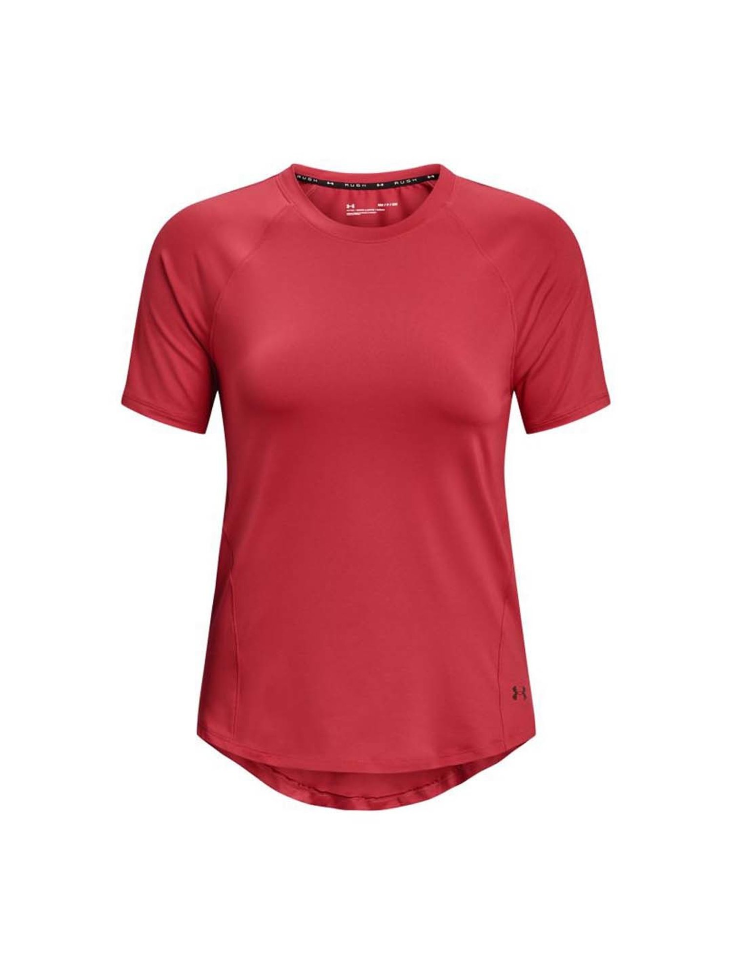 UNDER ARMOUR Red Logo Print Sports T-Shirt