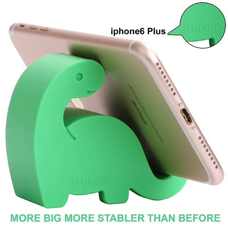 Animal Desk Phone Stand Update Dinosaur Silicone Office Phone Holder Creative Phone Tablet Stand Mounts Size13 X 31 X 28Green