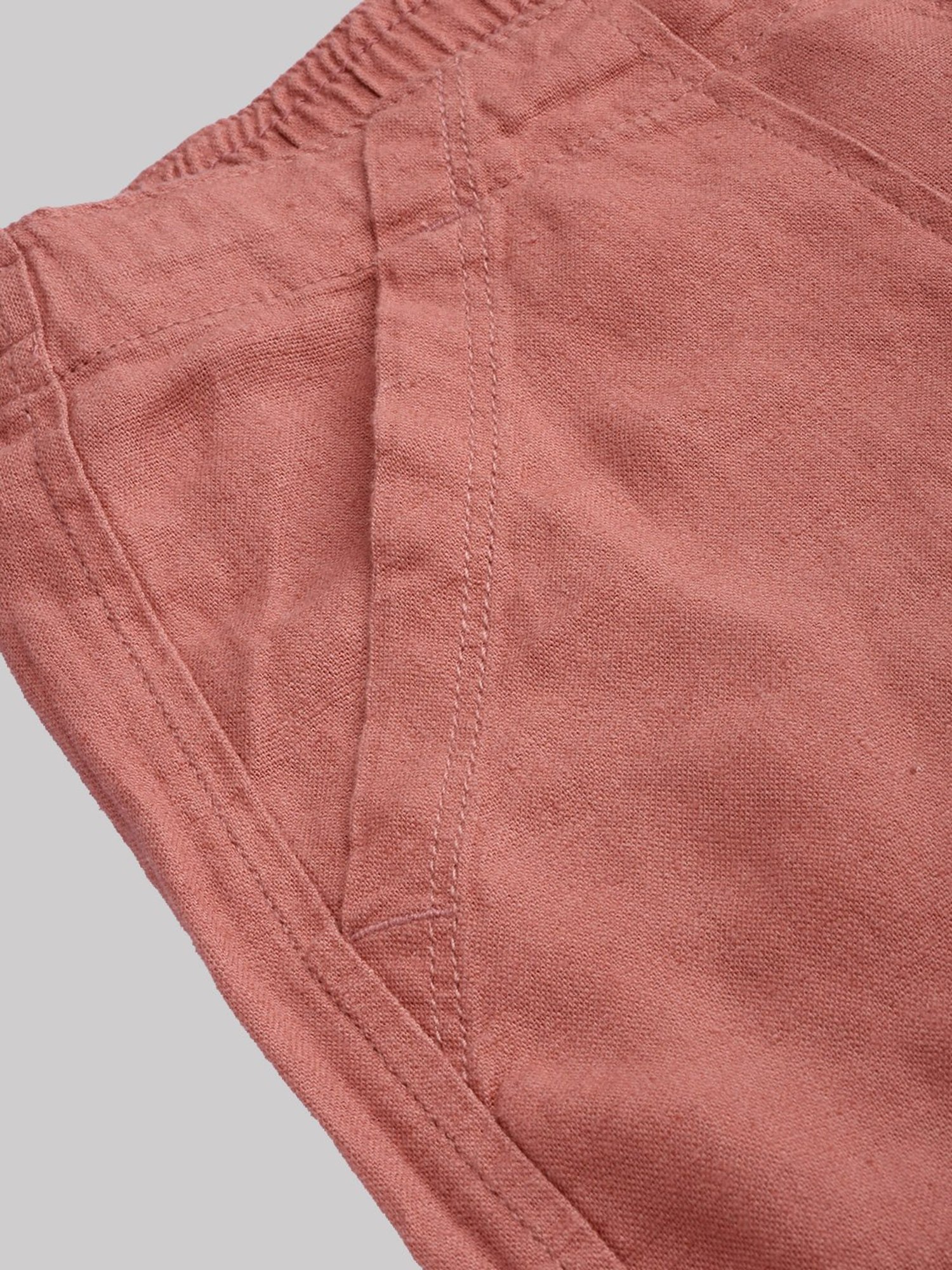 Go Colors! Peach Mid Rise Pants