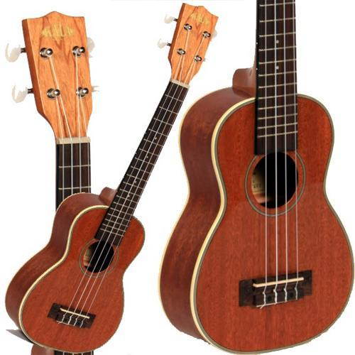 Kala KA-SLNG Long Neck Gloss Mahogany Soprano Ukulele