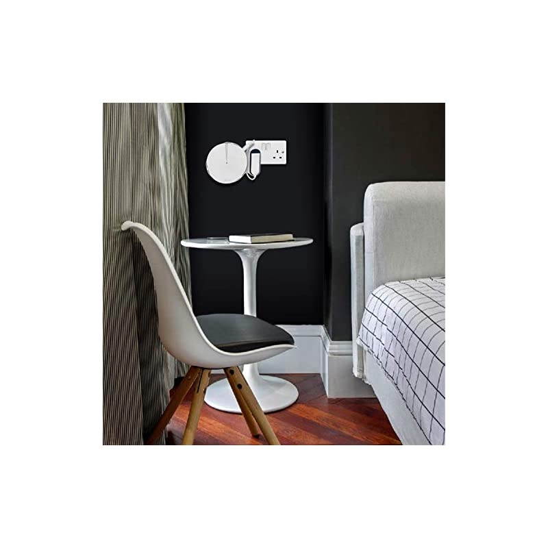 Wall Mount for TP-Link Deco M5 Whole Home Mesh WiFi System, Sturdy Bracket Holder for TP-Link Deco M5 Space Saving TP-Link Router Wall Holder Plug in Without Messy Wires or Screws