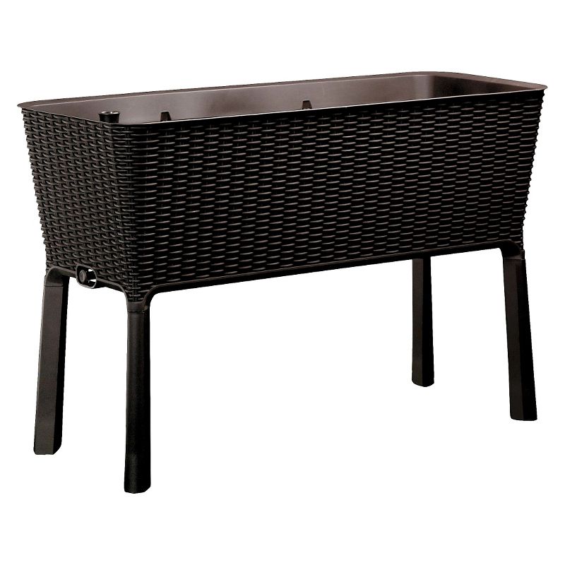 Easy Grow Elevated Rectangular Planter - Brown - Keter