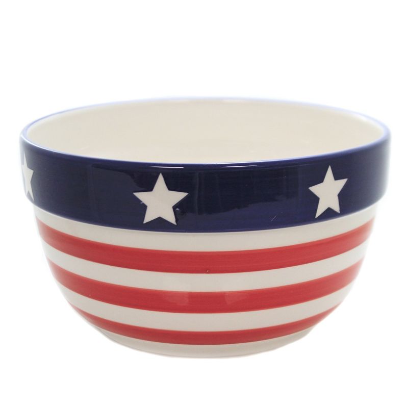 Tabletop 5.0" Stars & Stripes Bowl Americana Flag Boston International  -  Serving Bowls