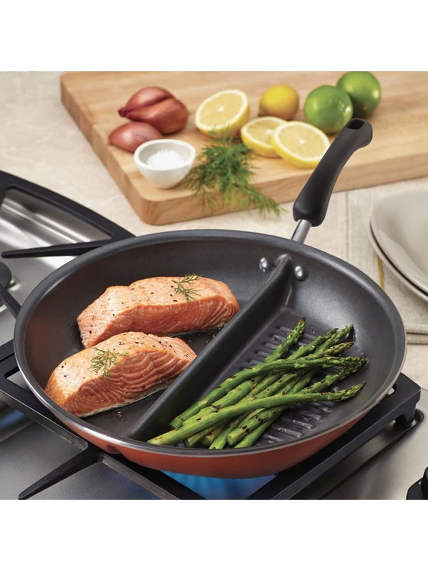 Meyer Non-stick divided-grillpan, 30cm