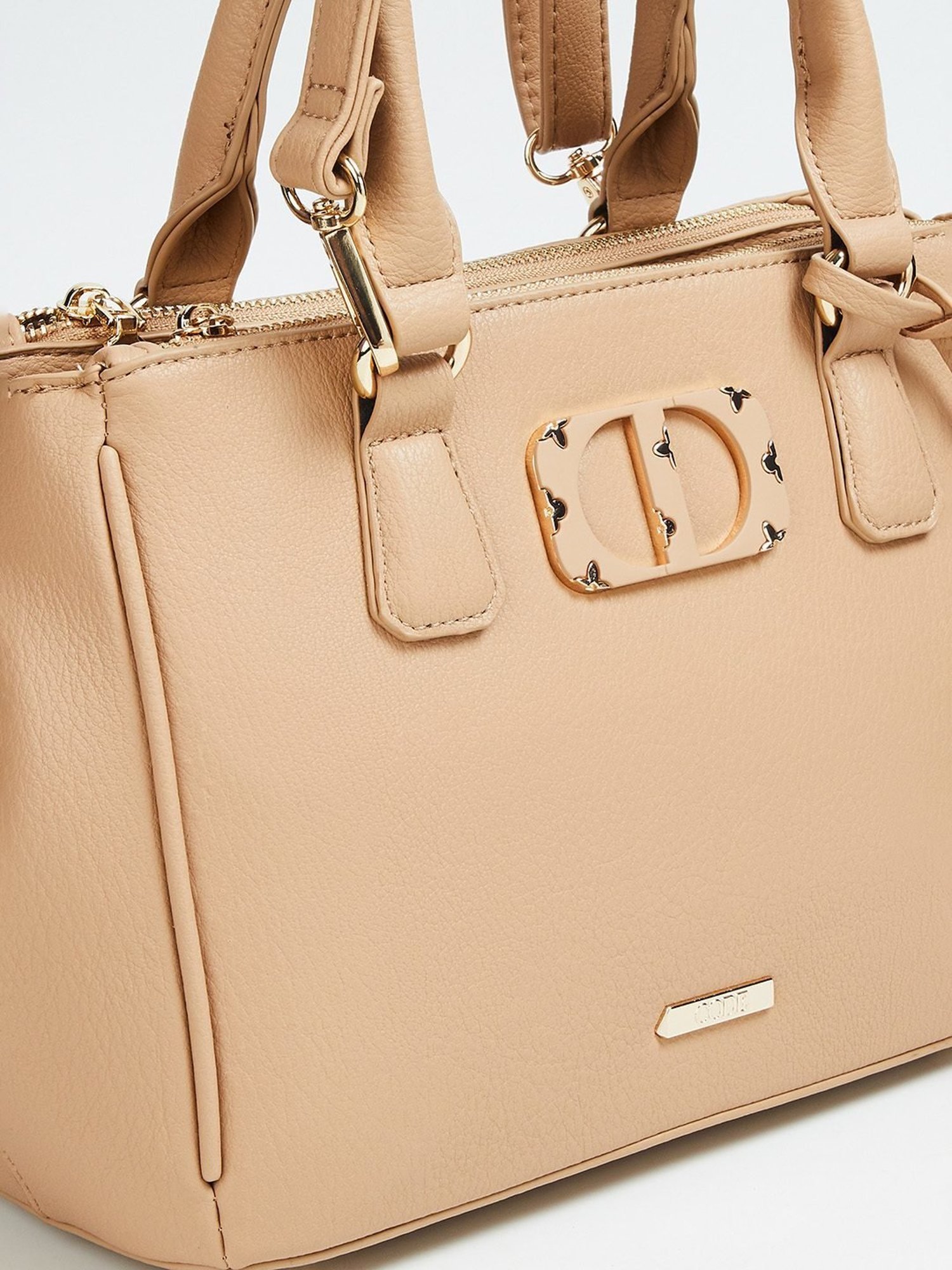 Code by Lifestyle Beige Handbag