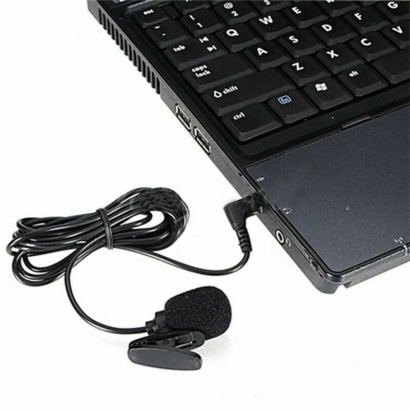 Microphone 3.5mm Mini Wired Clip On Lapel Collar Microphone Mic For Cameras PC Laptop Lound Speaker Recording Studio Karaoke Mic