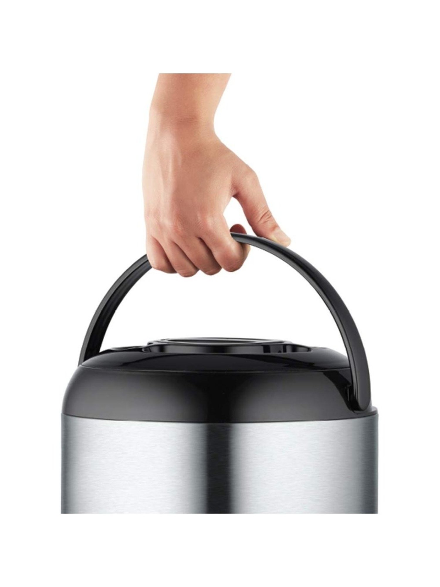 Borosil Silver Stainless Steel Wonder Jug (7600 ML)