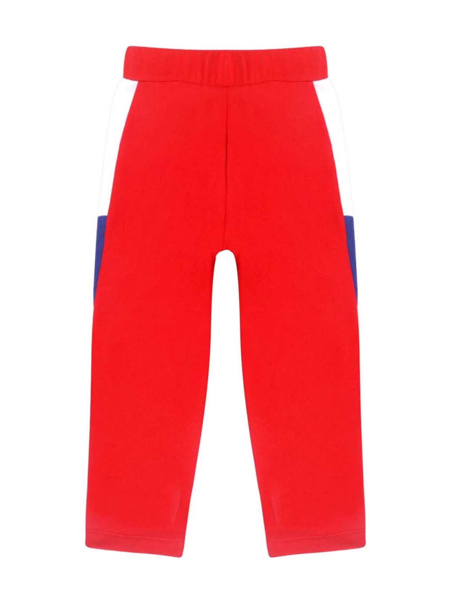 Lazy Shark Kids Red Printed Joggers