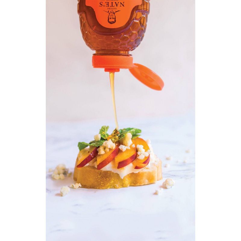 Nature Nate's 100% Pure Raw Unfiltered Organic Honey – 16oz