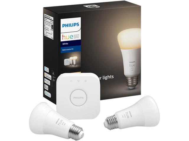 Philips Hue 476929 E26 2-Pack White Starter Kit