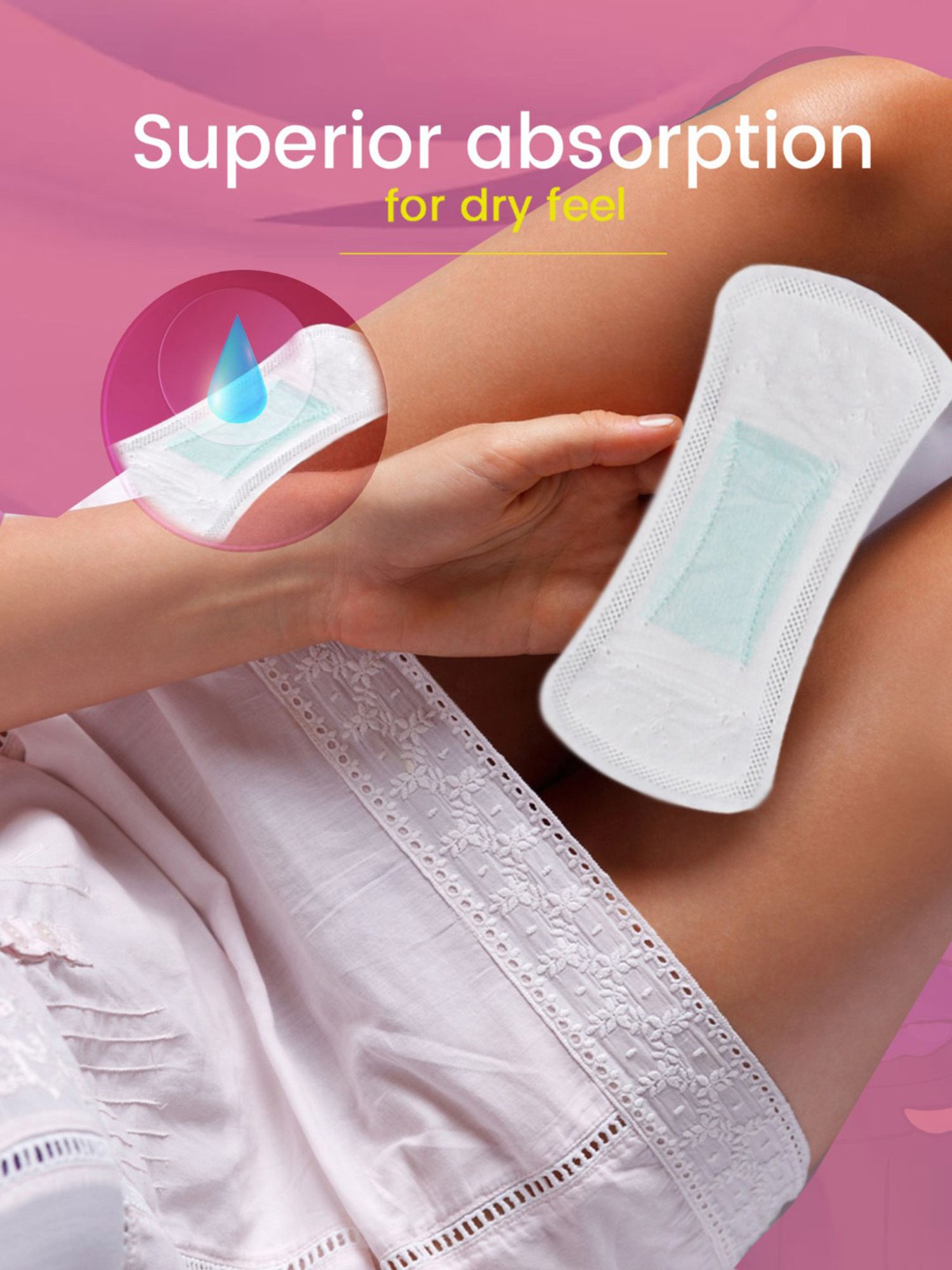 LAIQA Panty Liners (Pack of 3) XS - 60 Panty Liners