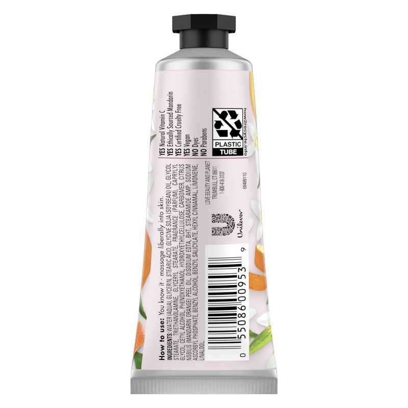 Love Beauty and Planet Happy Summer Vibes Vitamin C and Juicy Mandarin Hand Cream - 1oz