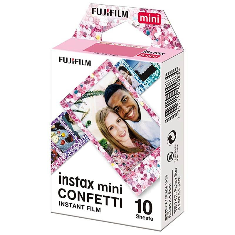 Instax Mini Confetti Film 10 Exposures +  Instax Mini Pink Lemonade Film 10 Exposures