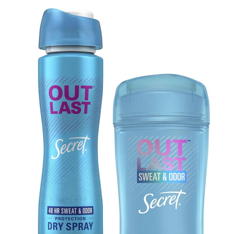 Secret Outlast Clear Gel Antiperspirant & Deodorant for Women Unscented - 2.6oz