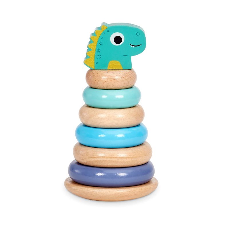 Wooden Critters Shape Stacker - Dino