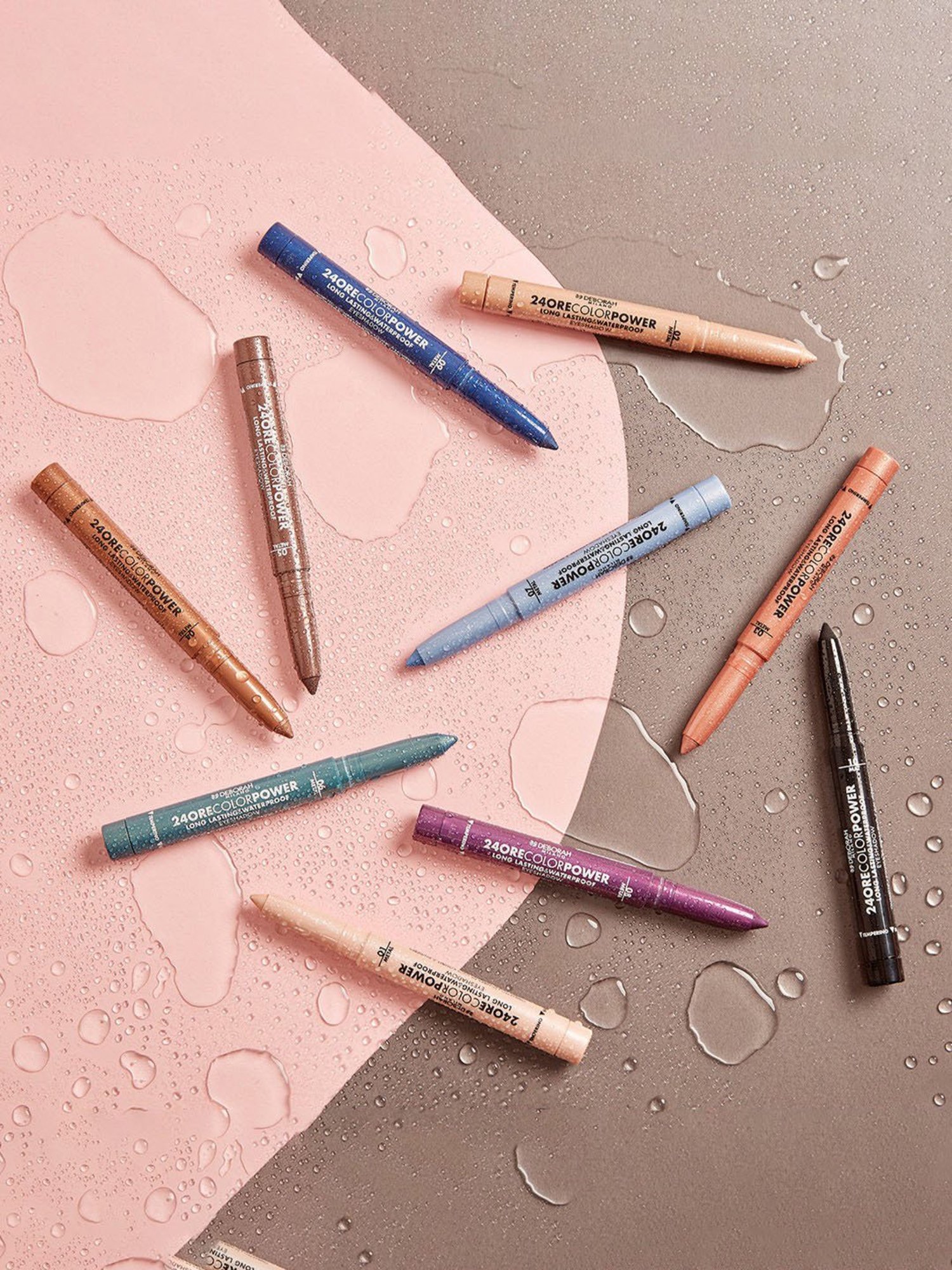 Deborah Milano 24 Ore Color Power Long Lasting & Waterproof Eyeshadow 08 Deep Purple - 1.4 gm