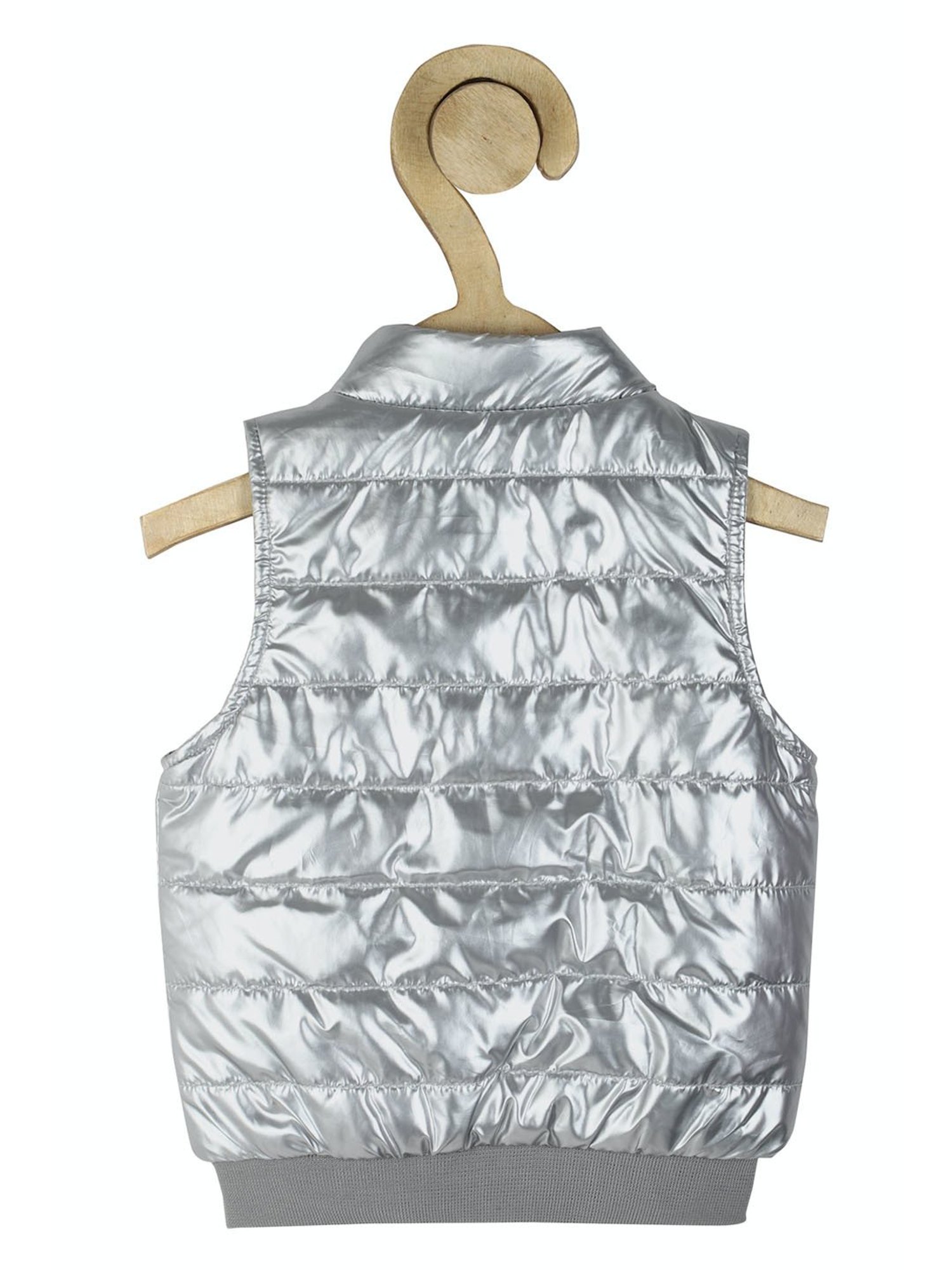 Allen Solly Kids Silver Quilted Jacket