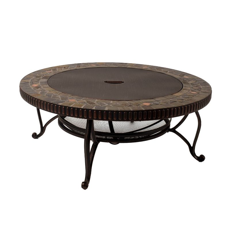 Pleasant Hearth 34" Elizabeth Slate Fire Pit