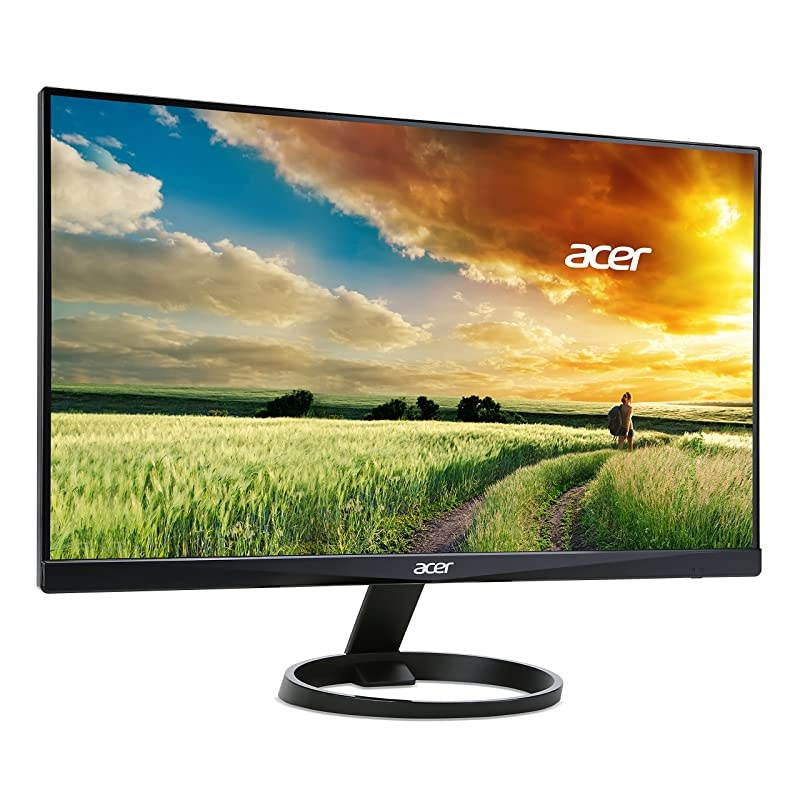 R240HY bidx 23.8-Inch IPS HDMI DVI VGA (1920 x 1080) Widescreen Monitor, Black
