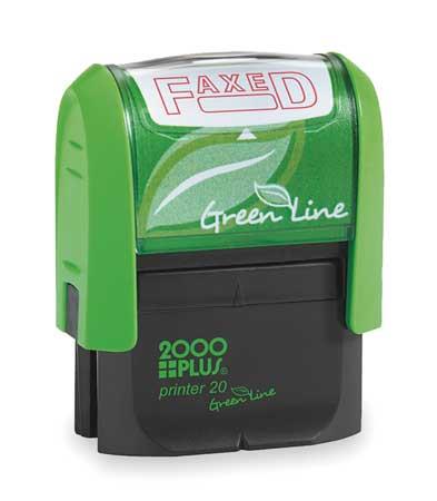 2000PLUS 035349 Message Stamp, Faxed, 5/16"