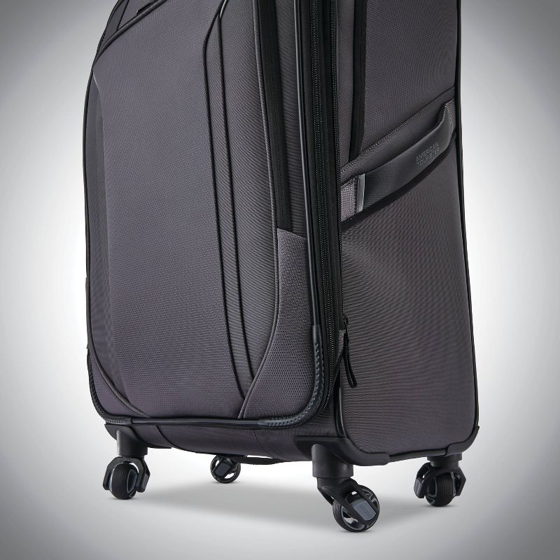 American Tourister 29'' Axion Checked Softside Suitcase - Black