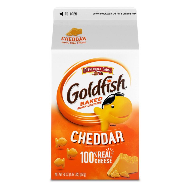 Pepperidge Farm Goldfish Cheddar Crackers - 30oz Carton