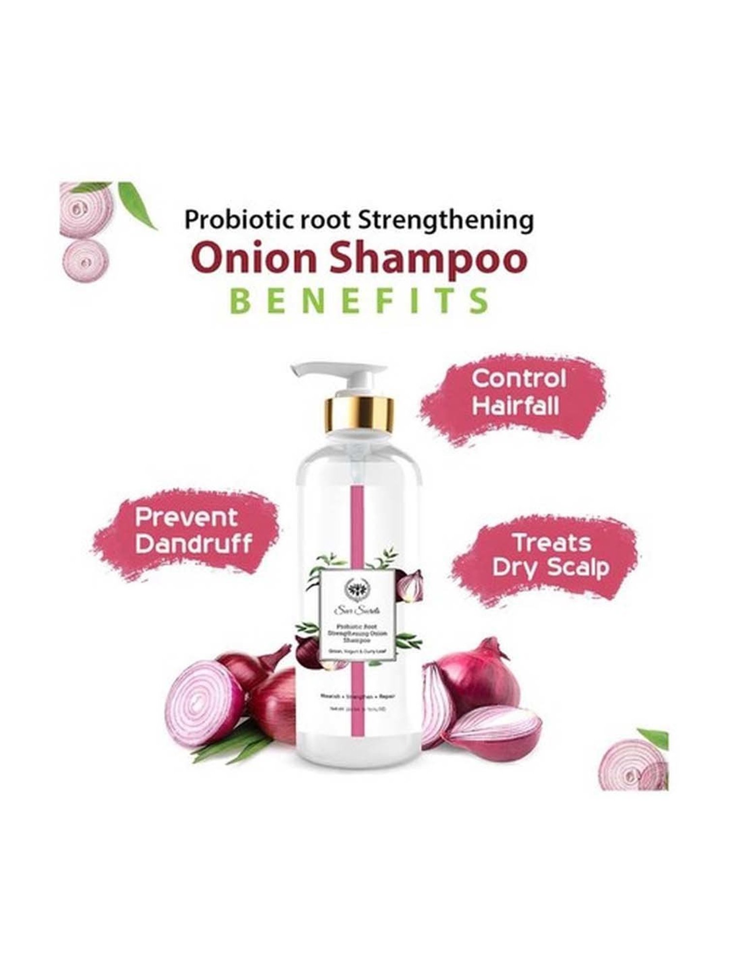 Seer Secrets Probiotic Root Strengthening Onion Shampoo - 200 ml