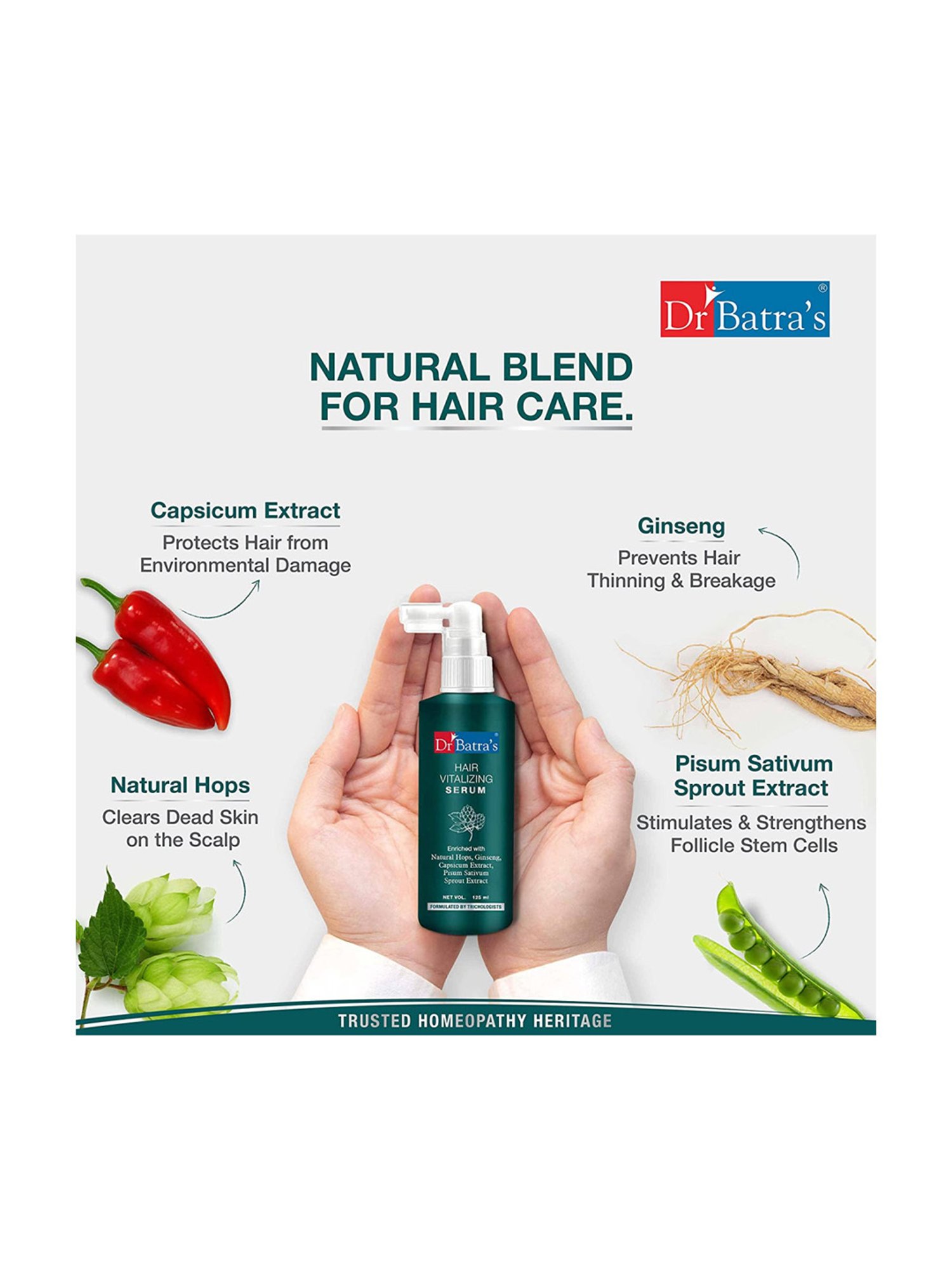 Dr. Batra's Normal Shampoo & Hair Vitalizing Serum