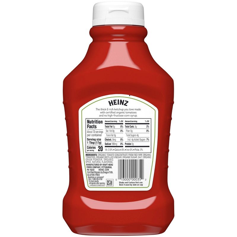Heinz Organic Ketchup - 44oz