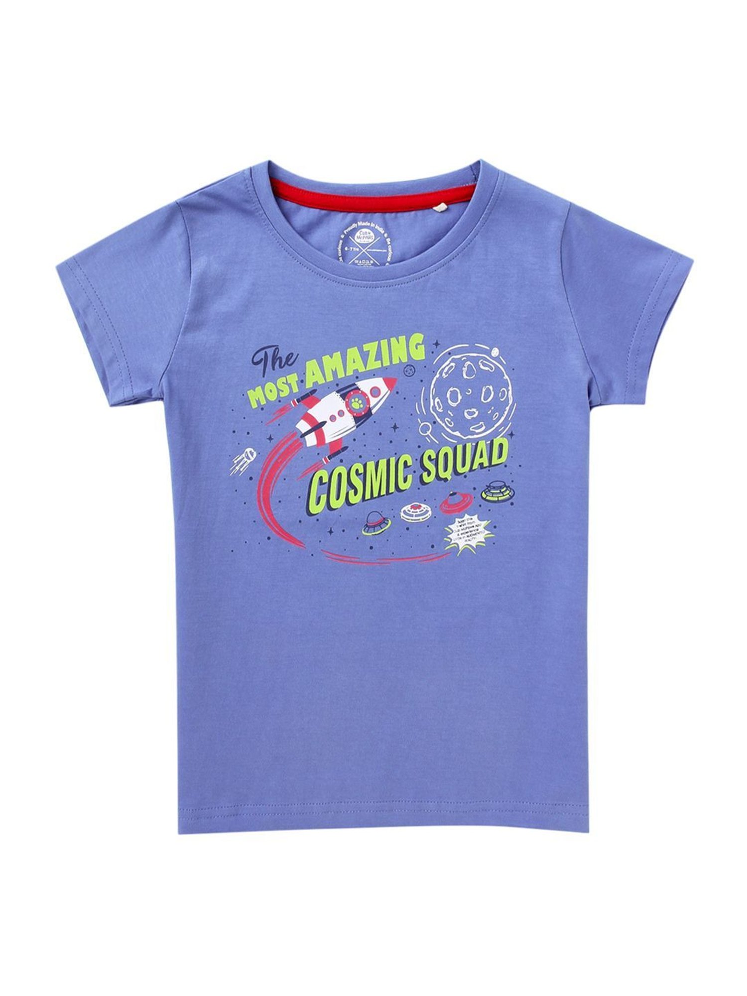 Cub McPaws Kids Multicolor Cotton Printed T-Shirt (Pack of 3)