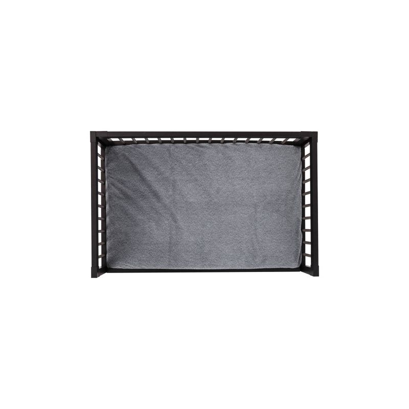 ECOFLEX Raised Dog Bed with Memory Foam Cushion - Espresso-  Large