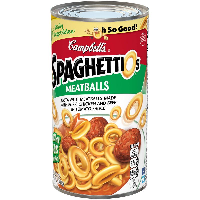 Campbell's SpaghettiOs with Meatballs 22.2oz