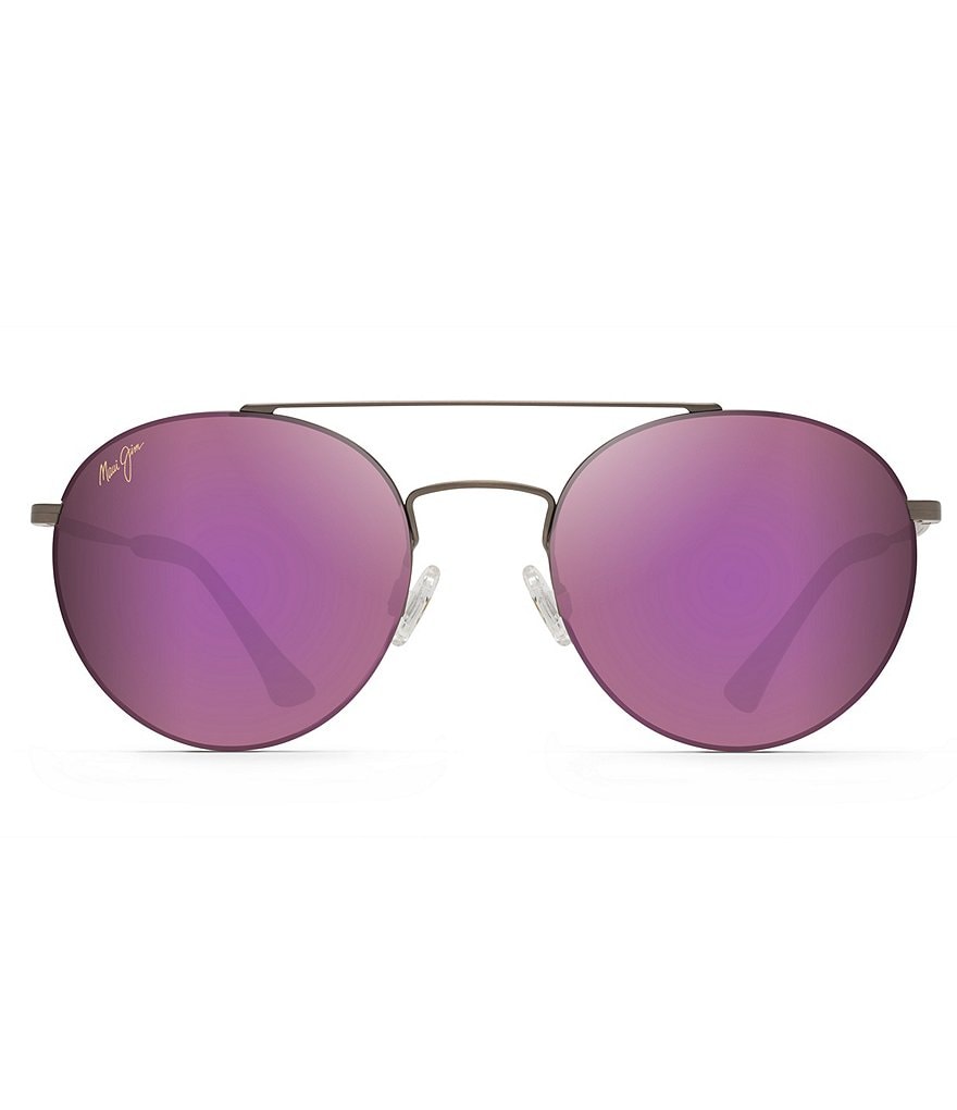 Maui Jim Pele's Hair PolarizedPlus2&reg; Round Aviator 53mm Sunglasses