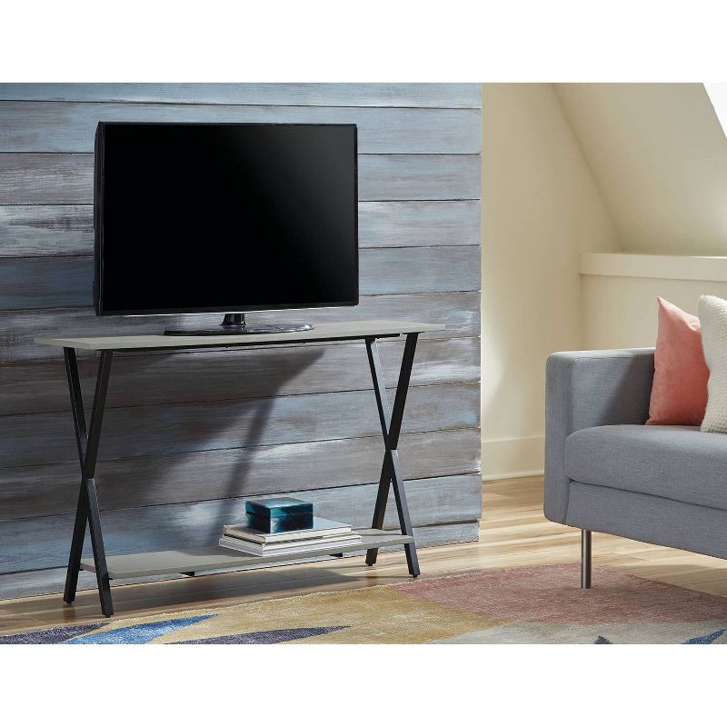 36" Slade Coffee Table with End Table and TV/Sofa Console Table Gray - Alaterre Furniture