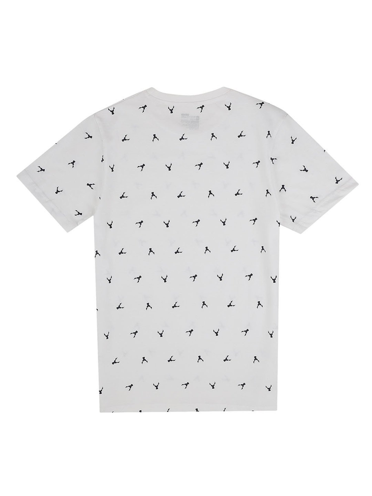 Bodycare Boys White Printed T-Shirt
