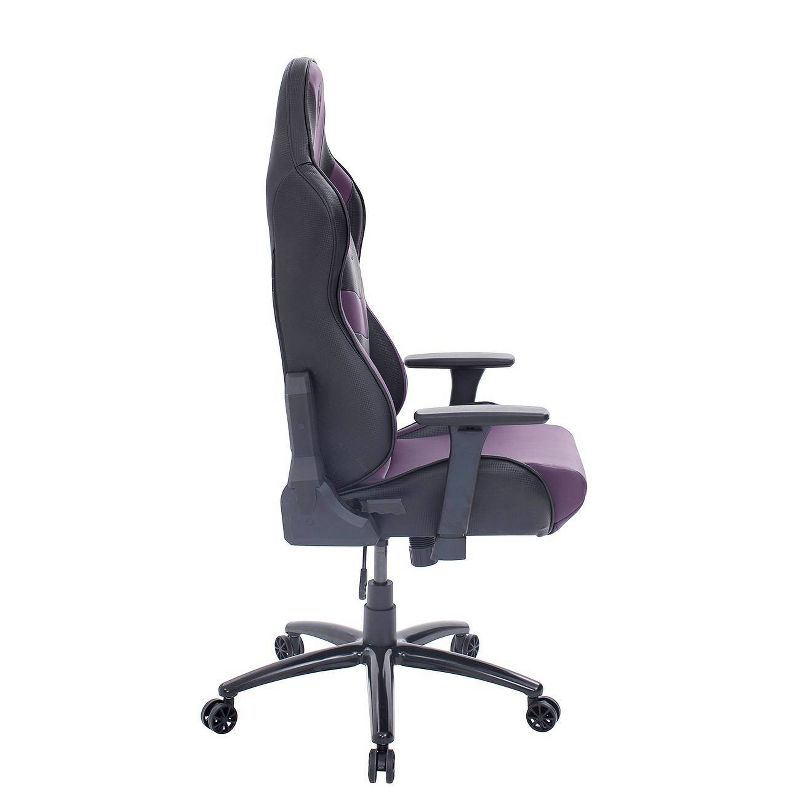 Ergonomic High Back Racer Style Video Gaming Chair Purple - Techni Sport