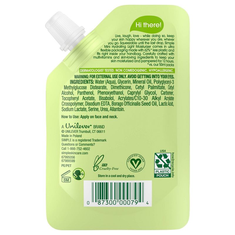 Simple Kind to Skin Hydrating Light Facial Moisturizer - 1.69 fl oz