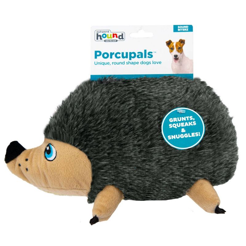 Outward Hound Porcupals Dog Toy - Gray - M