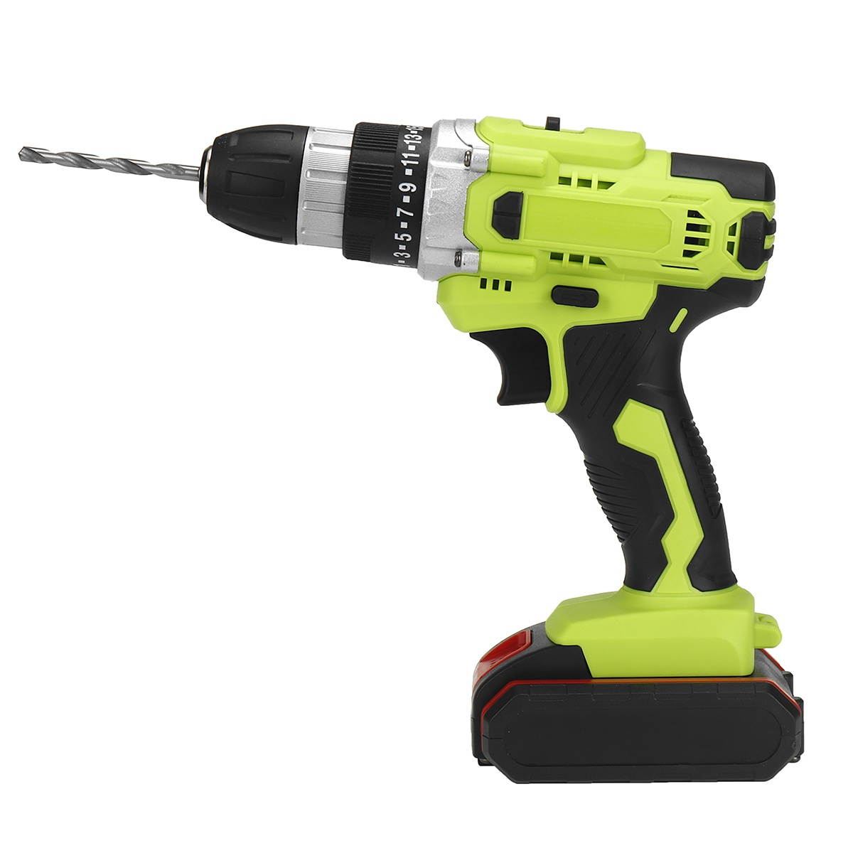 3 in 1 Multifunctional Cordless Electric Drill 48VF 25+3 3/8-Inch Chuck Impact Drill W/ 1/2pcs Battery-US Plug/One Battery