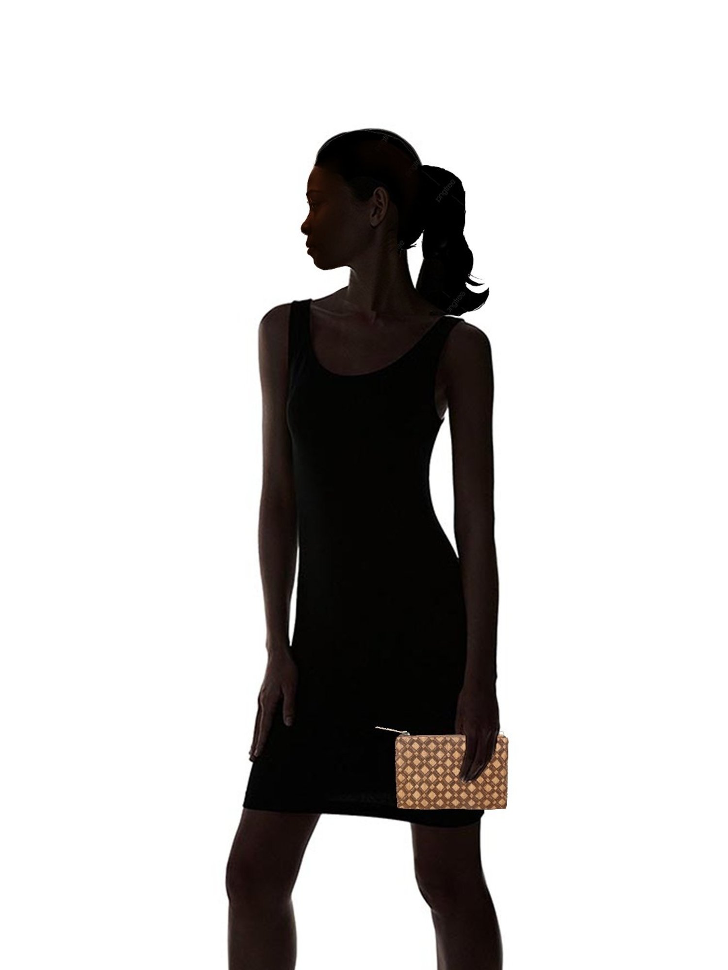 Tarini Nirula Brown Embellished Pouch for Women