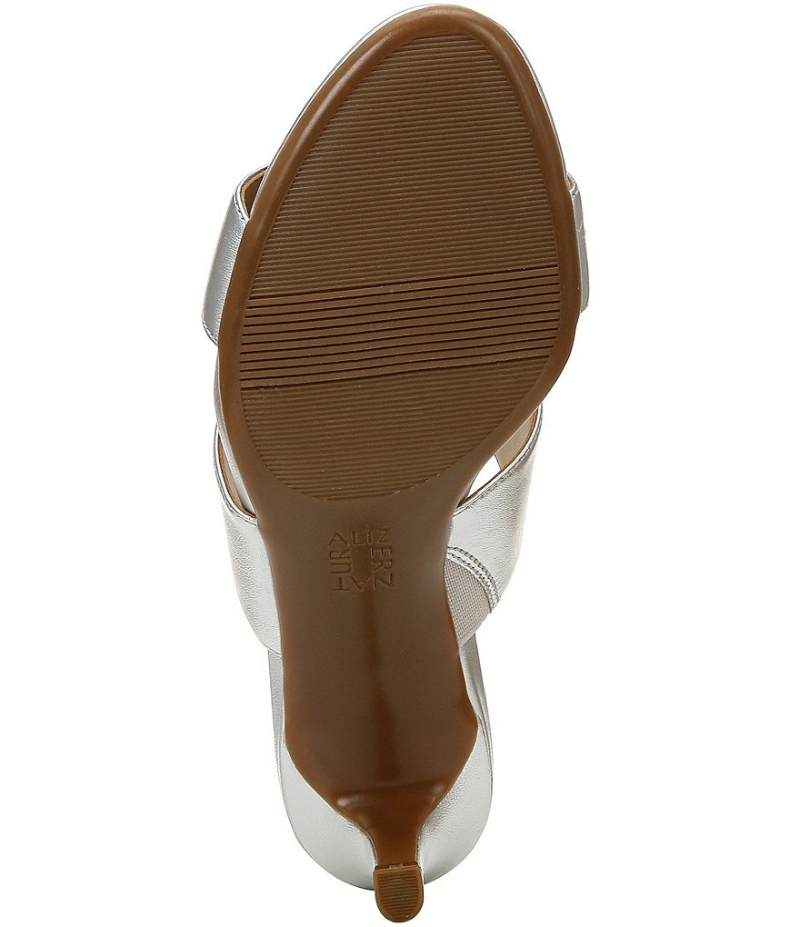 Naturalizer Tibby Banded Leather Dress Slide Sandals