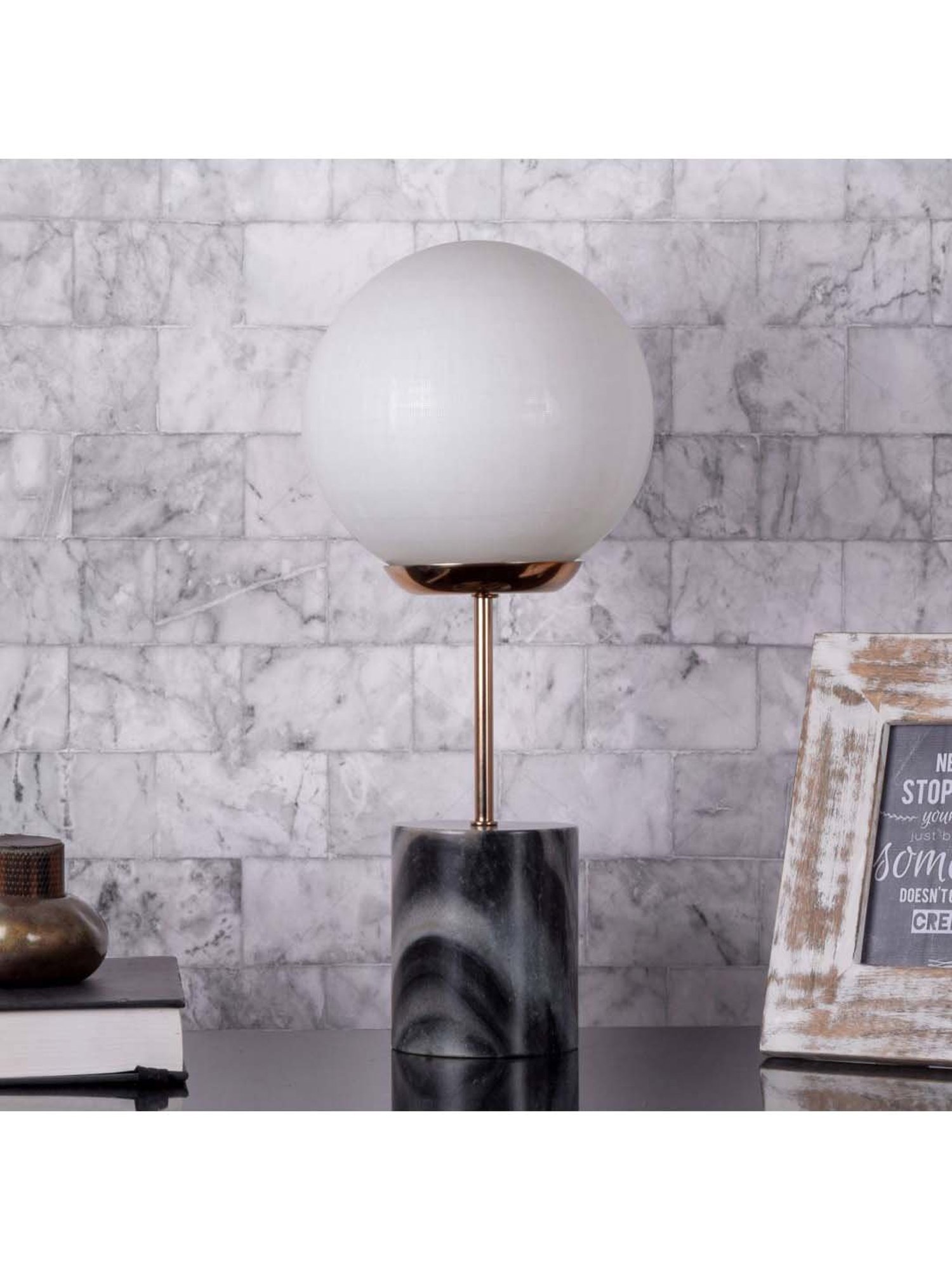 Kapoor E Illuminations White Topeka Table Lamp - Set of 1