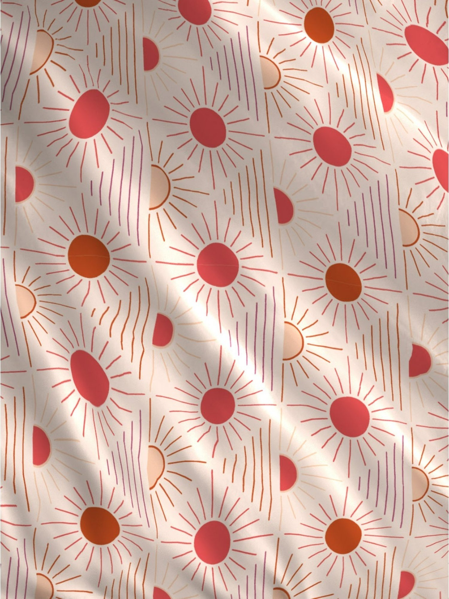 Layers Panchatatva Floral Pink 146 TC Cotton King Bed Sheet with 2 Pillow Covers