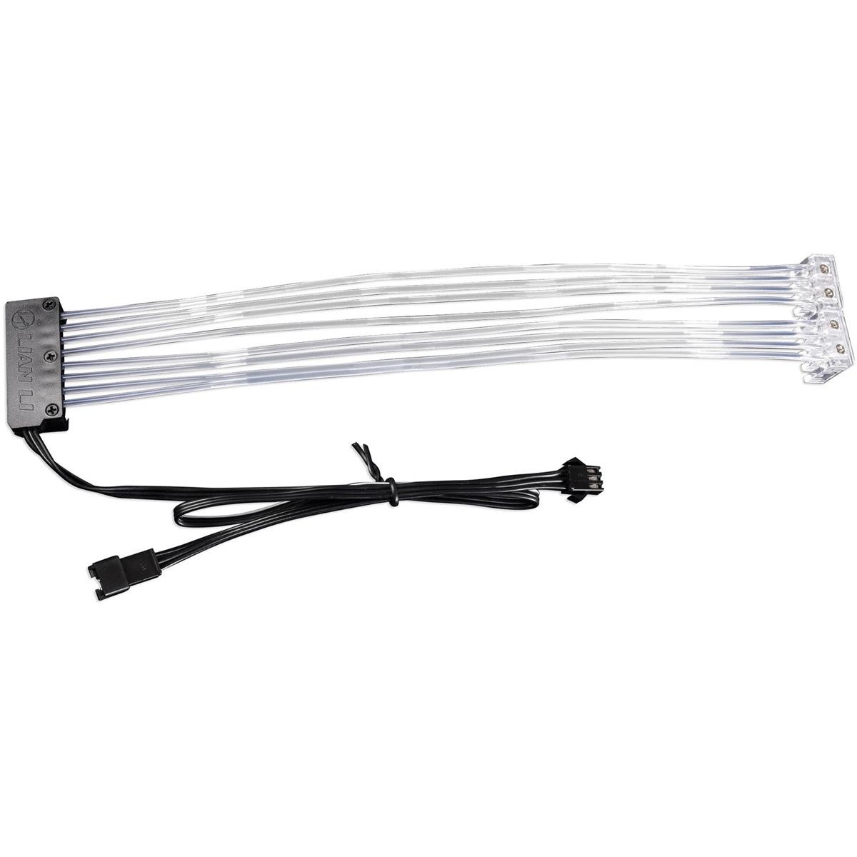 Graphics Card 6+2Pin 8Pin Male to Male Adapter Power Cable for Great Wall Dragon Module Power Supply with Net Cover,Black,about 58cm