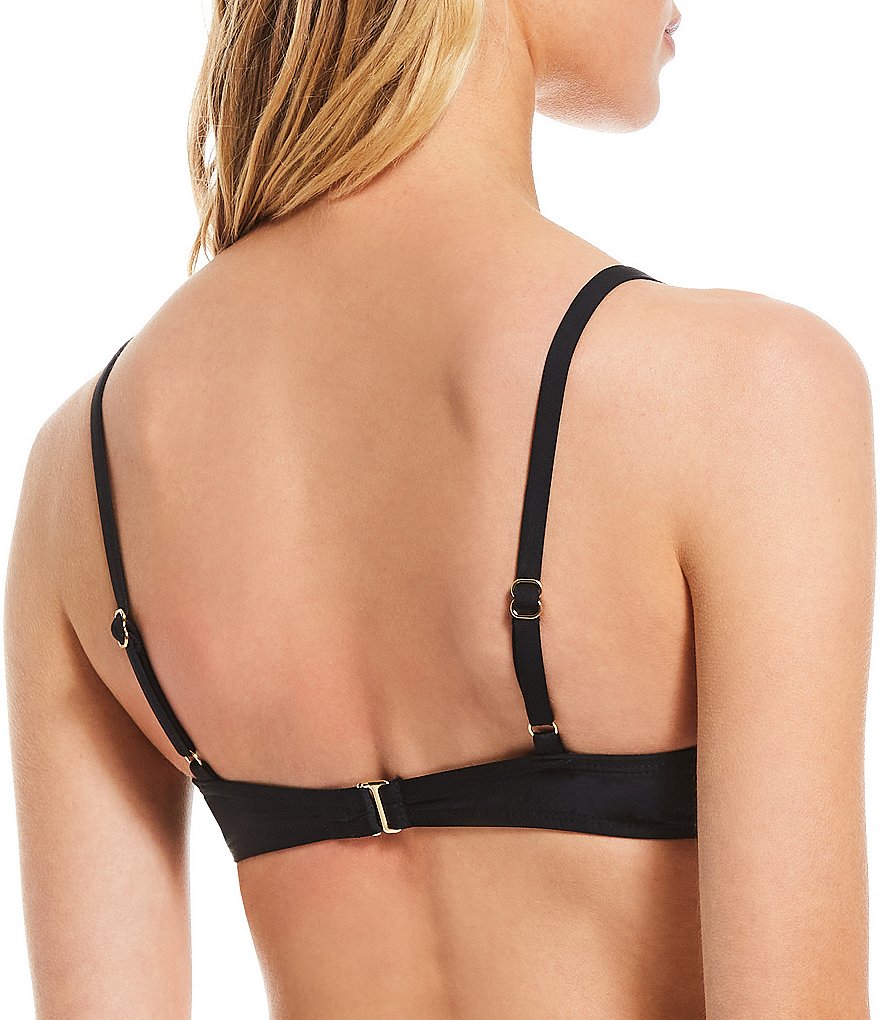 Becca by Rebecca Virtue Color Code Adela Shirred Back Scoop Front Hipster Swim Bottom