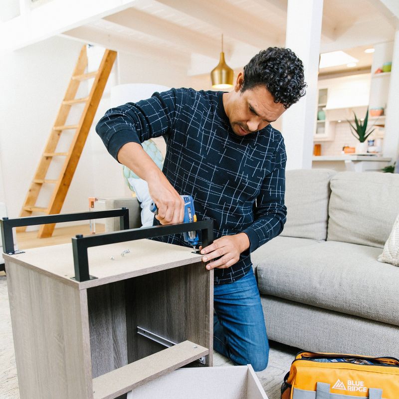 Blue Ridge Tools Rechargeable Screwdriver With Bit Storage