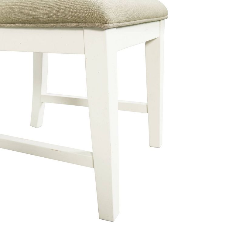 6pc Barrett Round Dining Set White - Picket House Furnishings