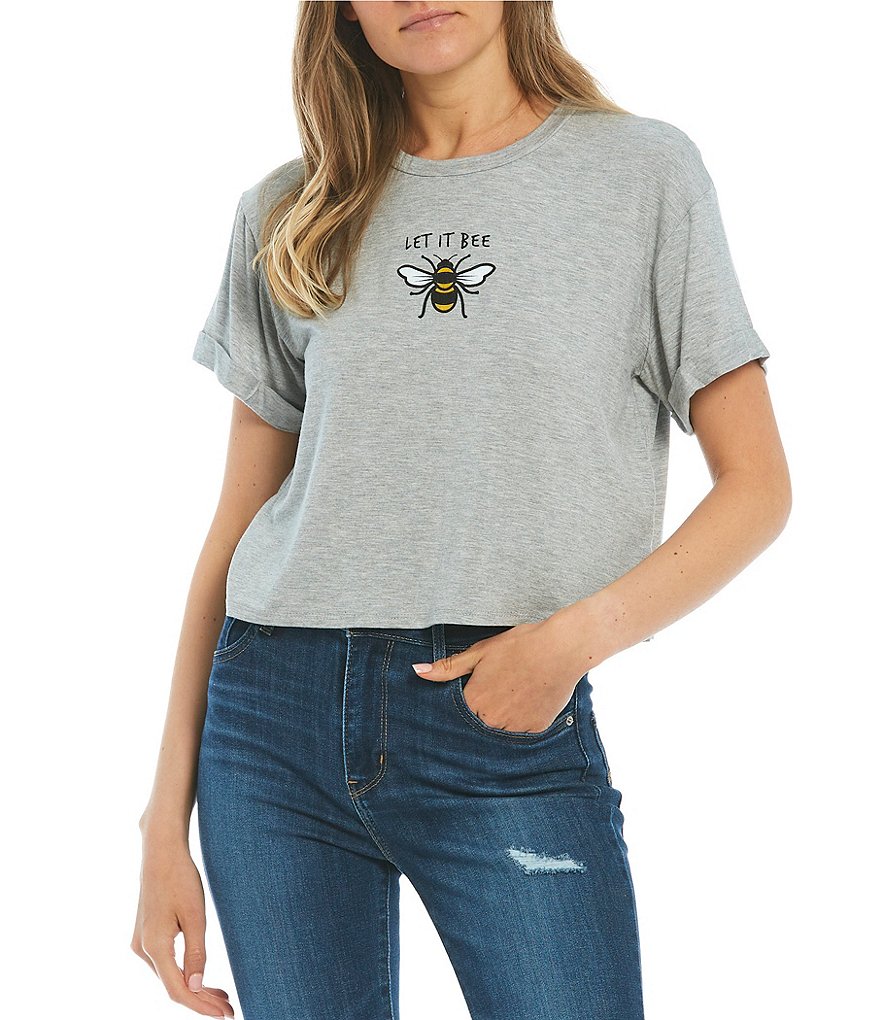 Moa Moa Let It Bee Short Sleeve Graphic Tee
