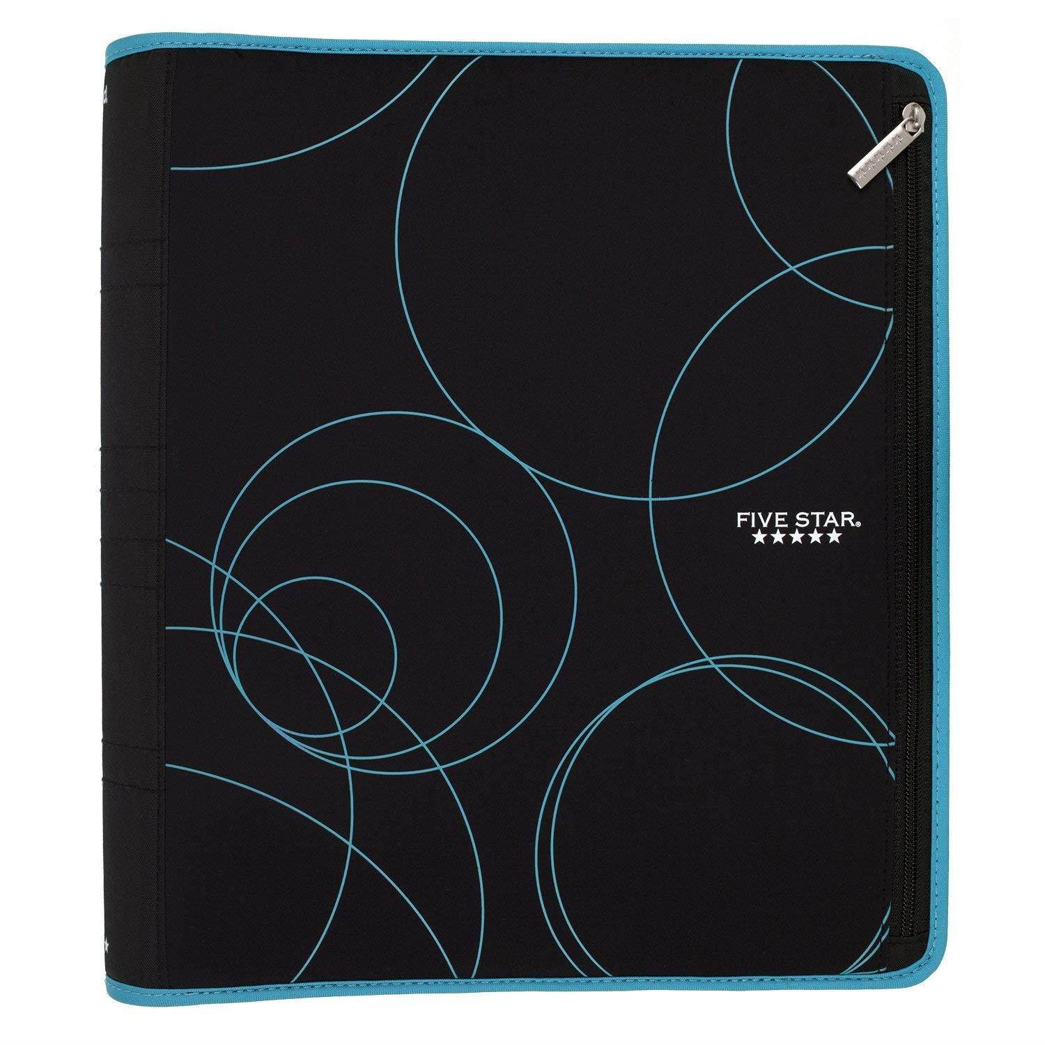 Five Star 2 Inch Zipper Binder, Ring Binder, Xpanz, Color Selected For You (29040)